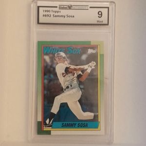 1990 Topps #692 Sammy Sosa Rc Error Card!!!